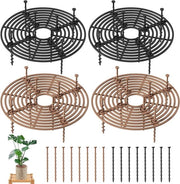 Bloempotrooster Premium 4 Stuks - Protezione per Piante - Materiali Resistenti - Sicuro per Gatti, Cani e Bambini
