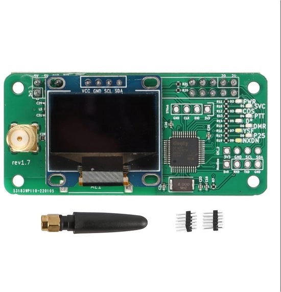 Pannello Hotspot MMDVM modulo - processore ARM - modalità di comunicazione digitale - DMR/D-Star/C4FM - testine di connessione - soluzione versatile per progetti di radioamatori - modulo radiocomunicazioni