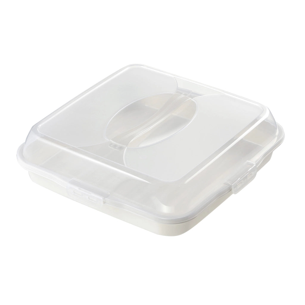 Contenitore quadrato in plastica KADAX per la cottura di torte, scatola per torte con coperchio
