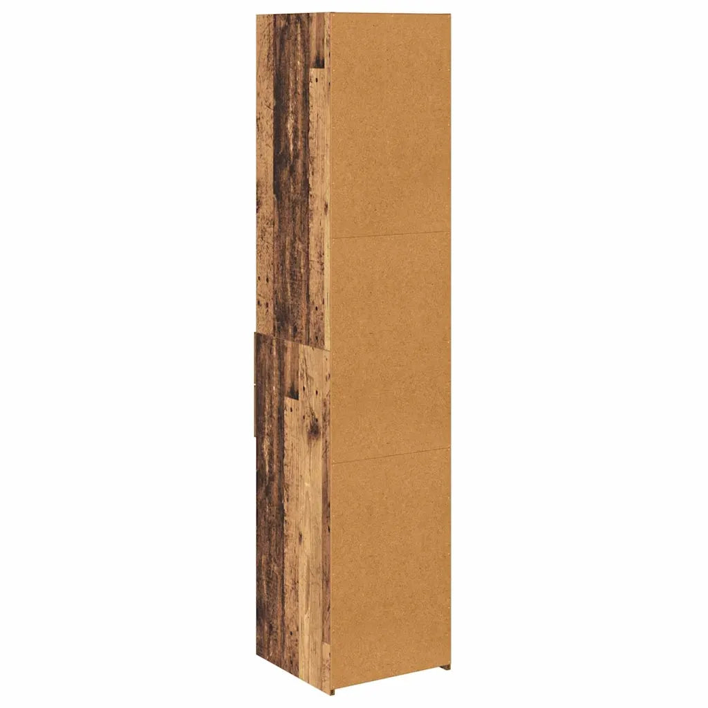Credenza | Madia | Buffet da pranzo | Armadio da pranzo Legno vecchio 40 x 42,5 x 185 cm Legno multistrato