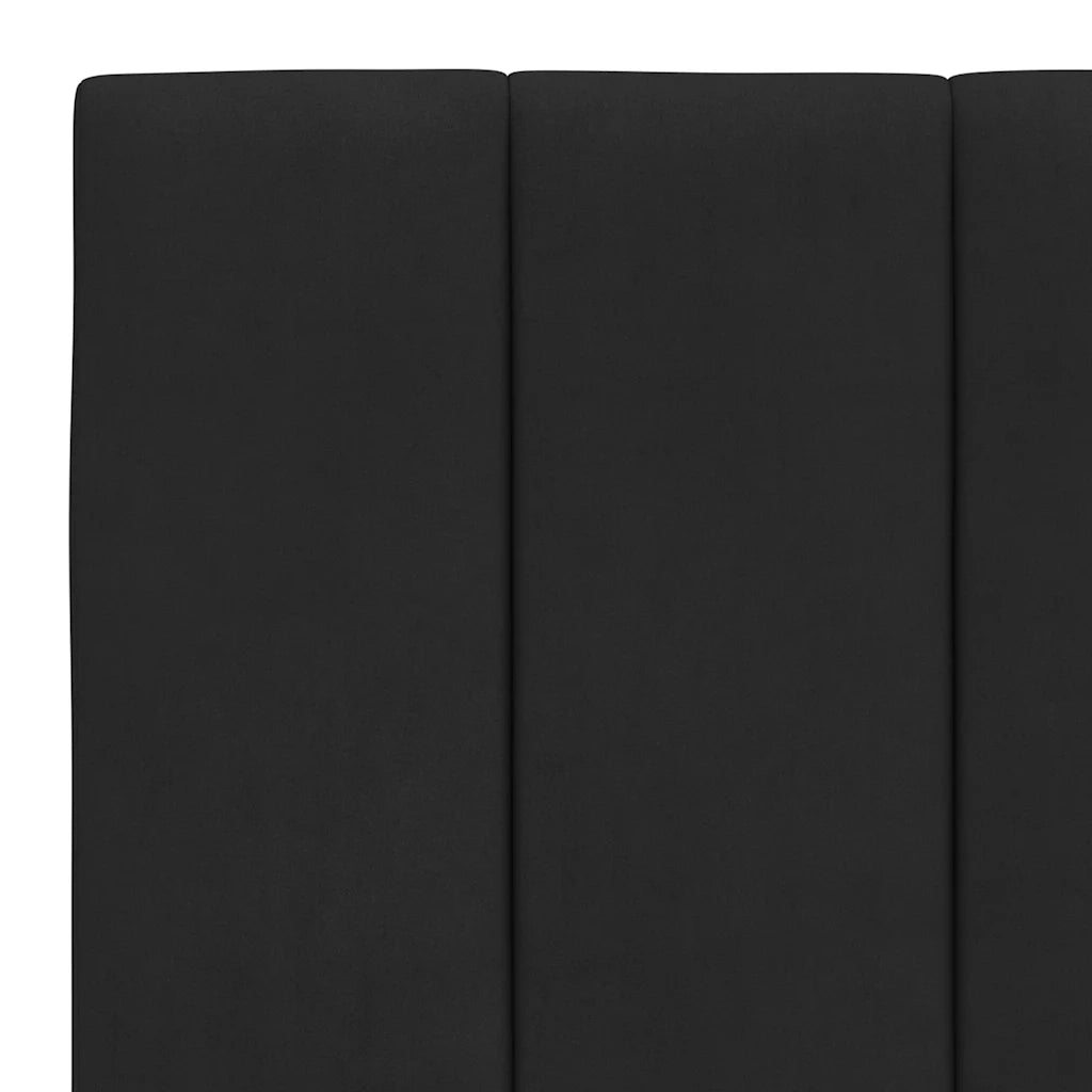 Giroletto senza Materasso Hanko Nero 180x200 cm in Velluto 3207863