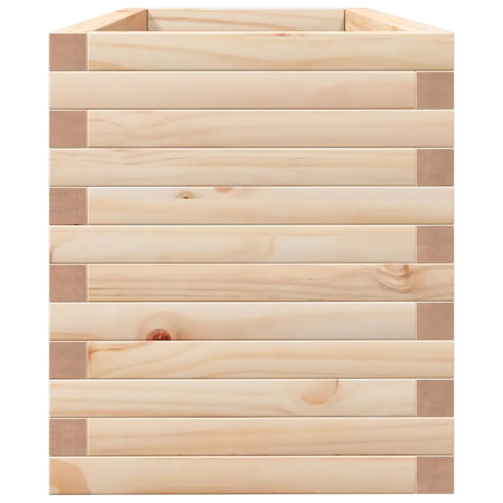 vidaXL Fioriera da Giardino 110x40x45,5 cm in Legno Massello di Pino