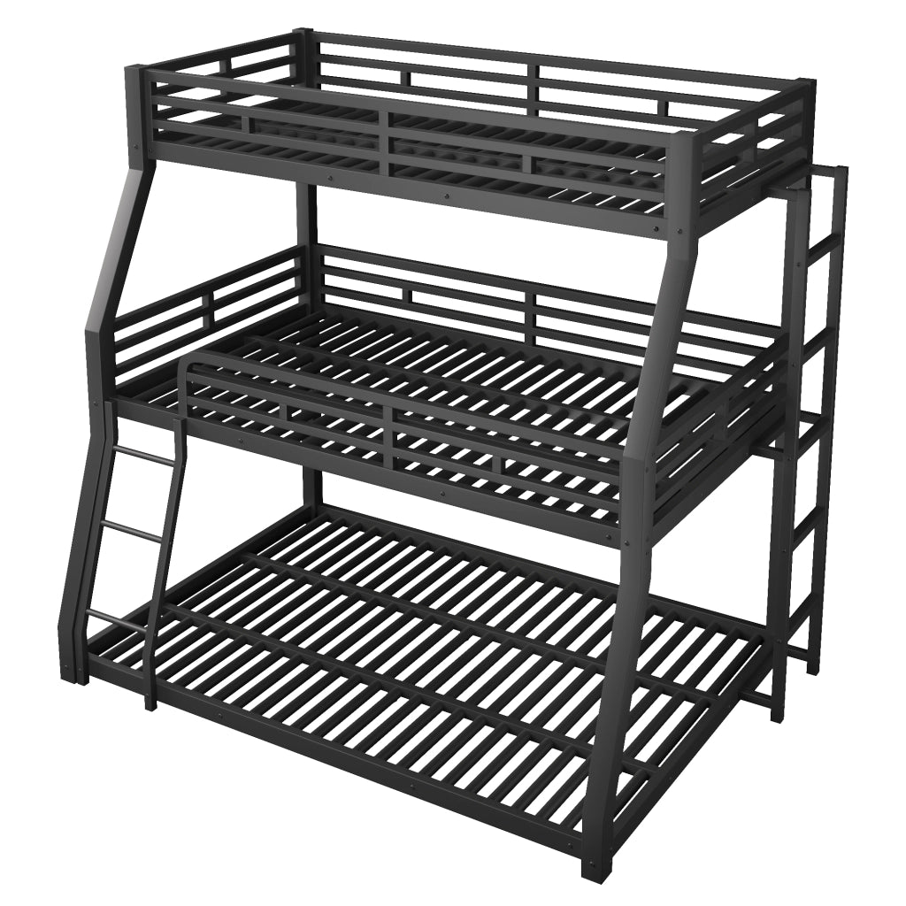 letto a castello metallo nero 147 x 213 cm