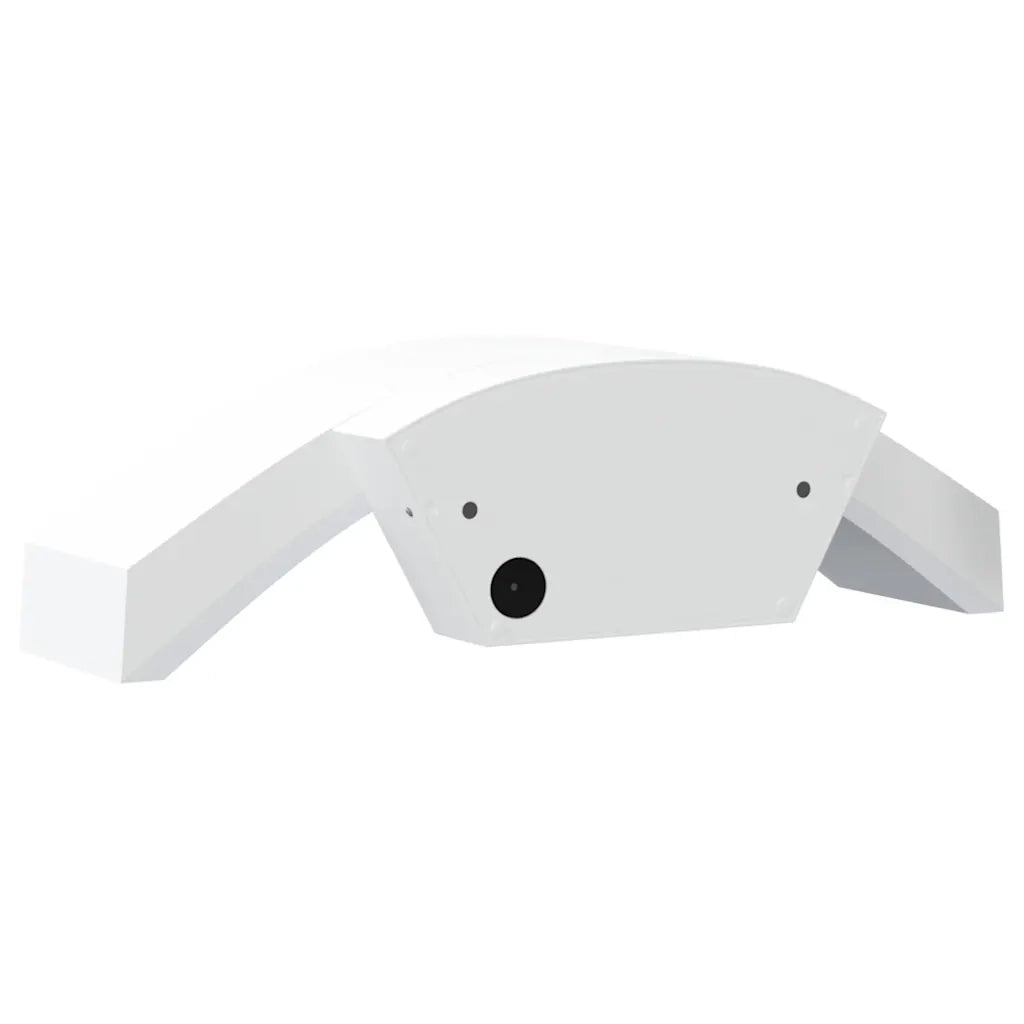 Applique con LED e Sensore 2 pz Bianche in Alluminio Pressofuso 4006283