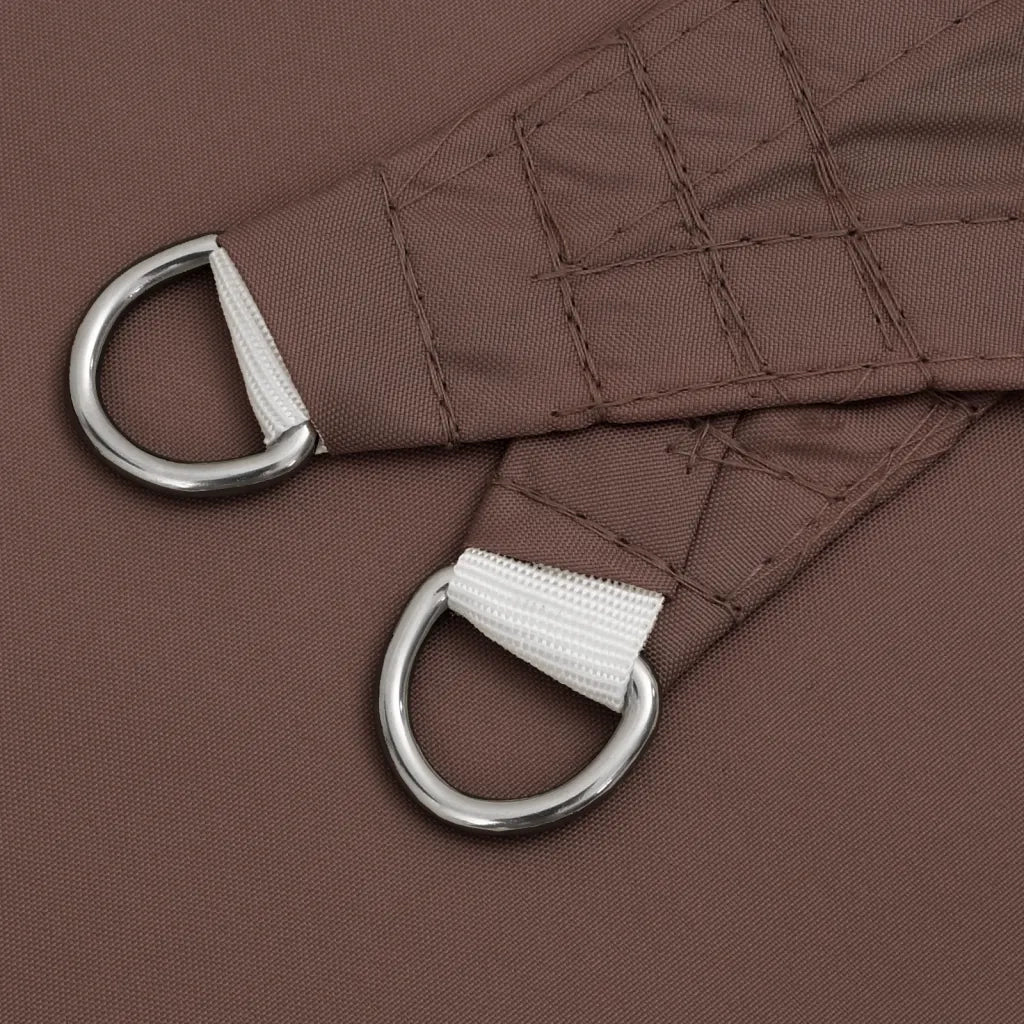 Parasole a vela | Telo Ombra | Vela da ombra Oxford Triangolare 3x3x3 m Marrone