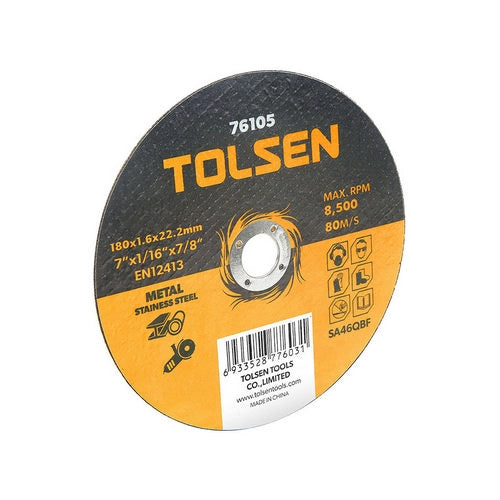 DISCO DA TAGLIO PER METALLO- 115x1.0x22,2 mm- TOLSE- pezzi 1