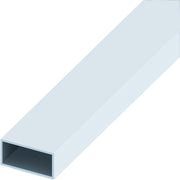 Alfer PROFILO TUBO RETTANGOLARE ALLUMINIO Argento Satinato mm. 20x10x1 mt. 1 5.00 pz