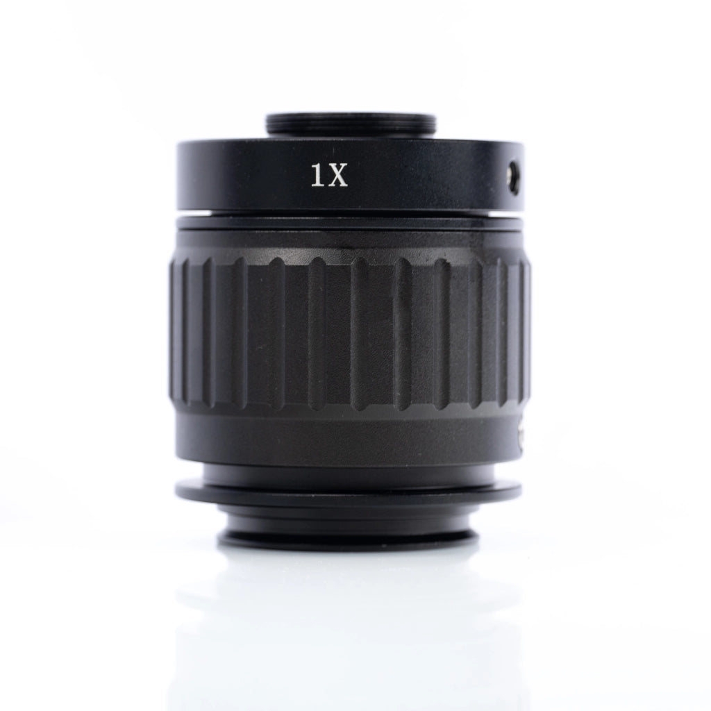 Adattatore Regolabile 1x per Microscopio Stereoscopico – Alta Qualità, Montaggio 38mm/25mm C-Mount