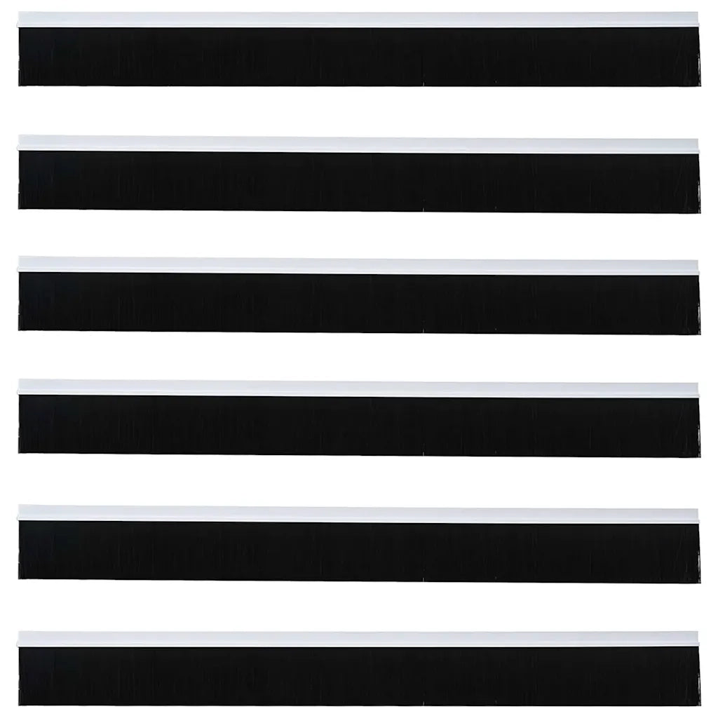 Spazzole per porte autoadesive 6 pz Bianco 100 cm CFW7942992