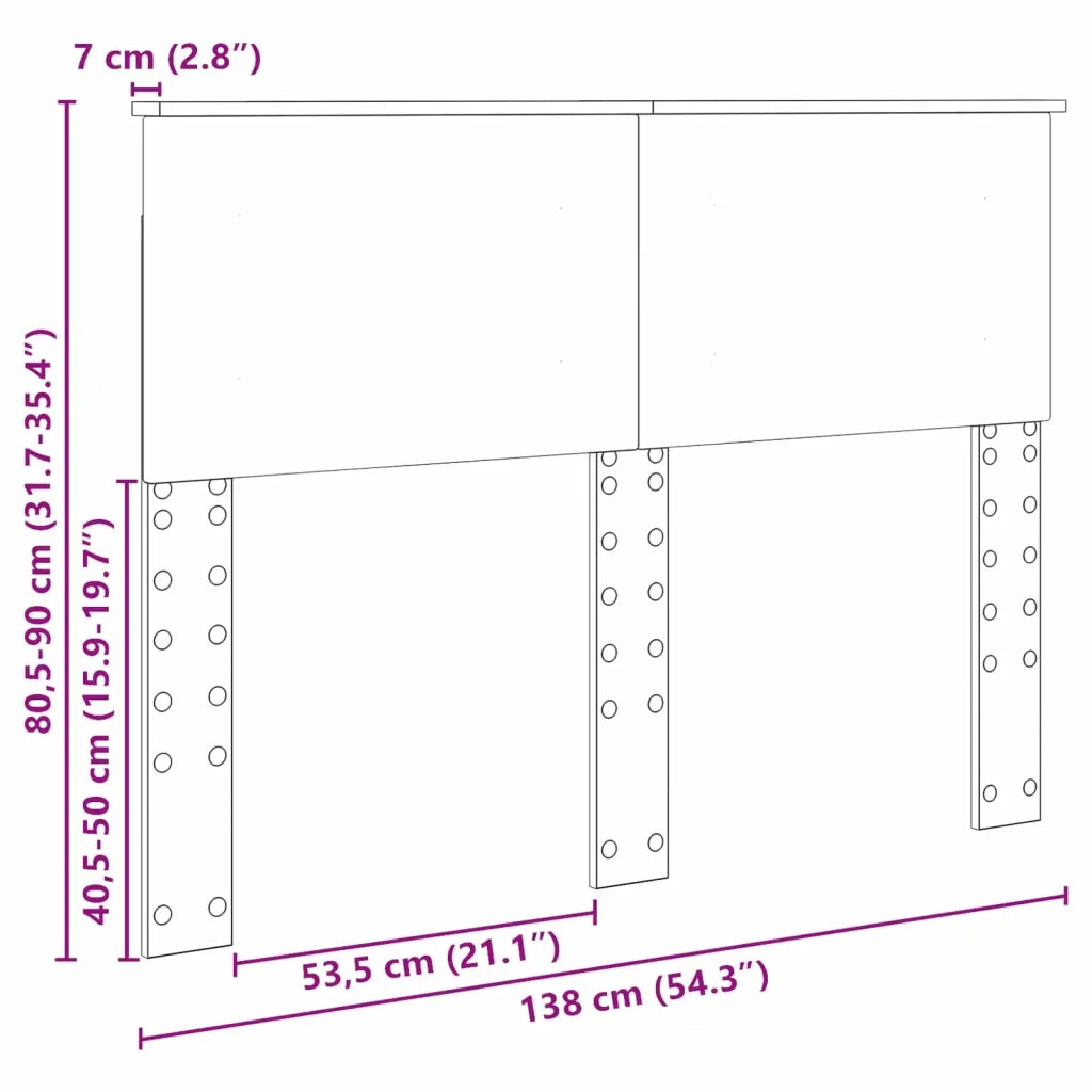 Testiera | Testata Rovere Marrone Legno multistrato