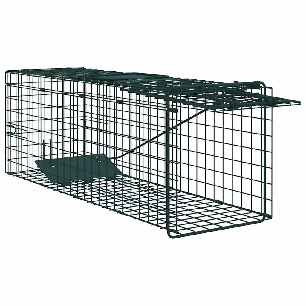 Trappola per animali Verde 61 x 20 x 21,5 cm Acciaio