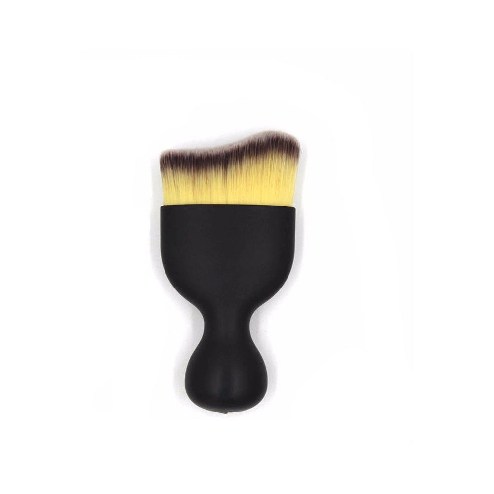 Trade Shop - Pennello Curvo Setole Folte Morbide Trucco Make Up Minerale Cipria Fard Blush -