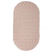 Trade Shop - Tappeto Tappetino Pvc Ovale Antiscivolo Vasca Da Bagno Doccia 69x36cm 79745 Rosa -