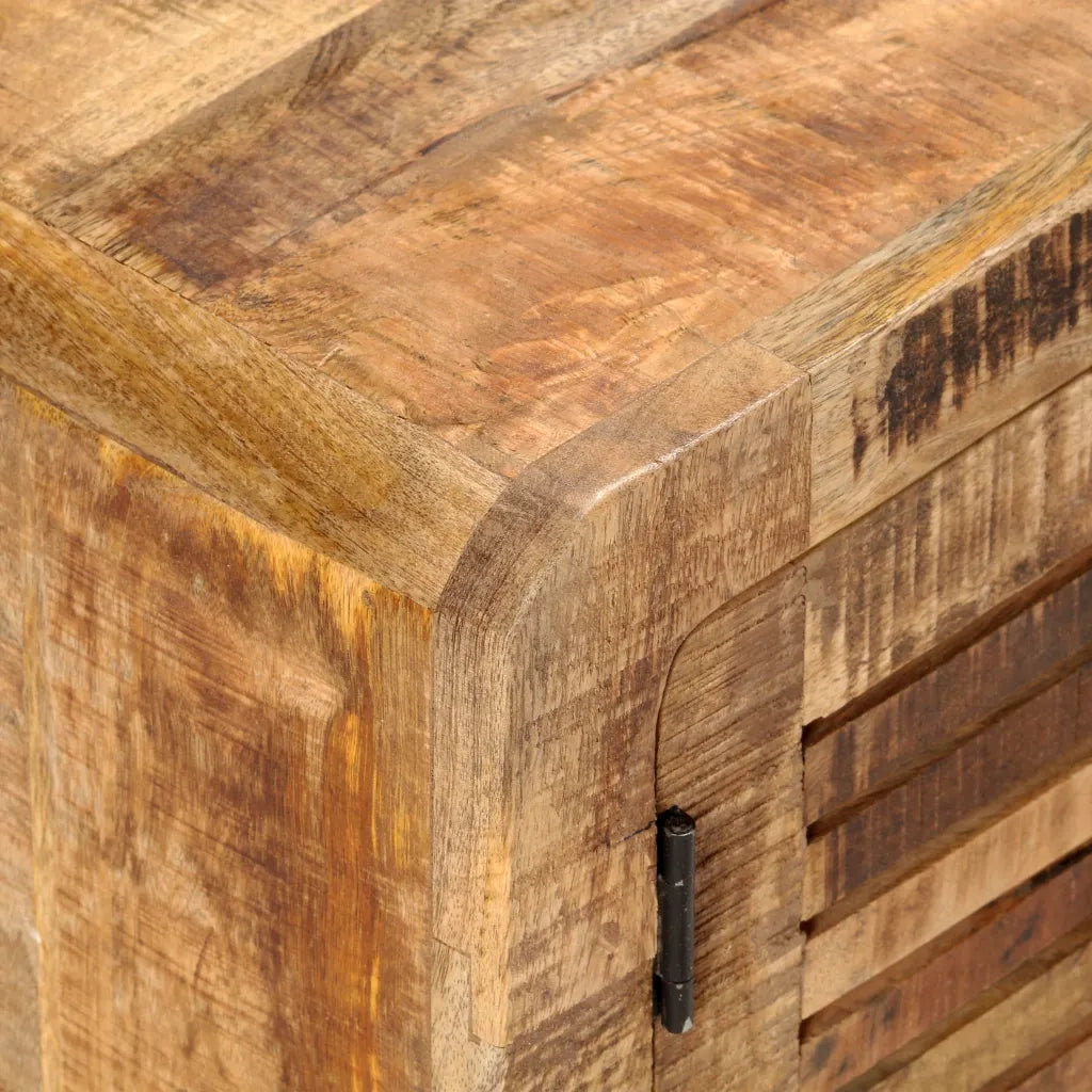 Mobile Porta TV 120x30x40 cm in Legno di Mango Grezzo 320460
