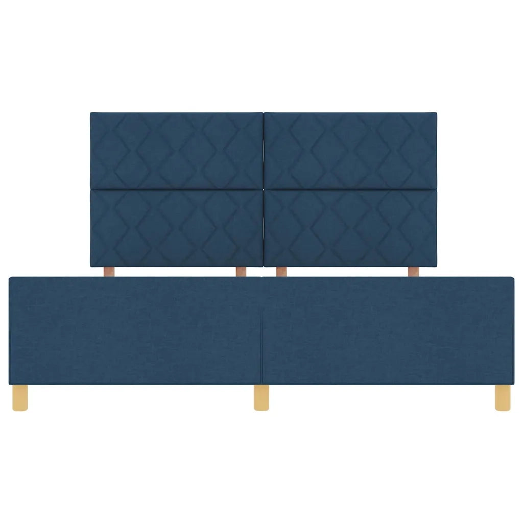 Struttura del letto con testiera Blu 180 x 200 cm Tessuto 3344829