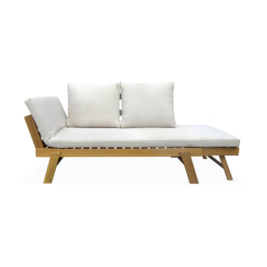 Panca da giardino, 2/3 posti, beige