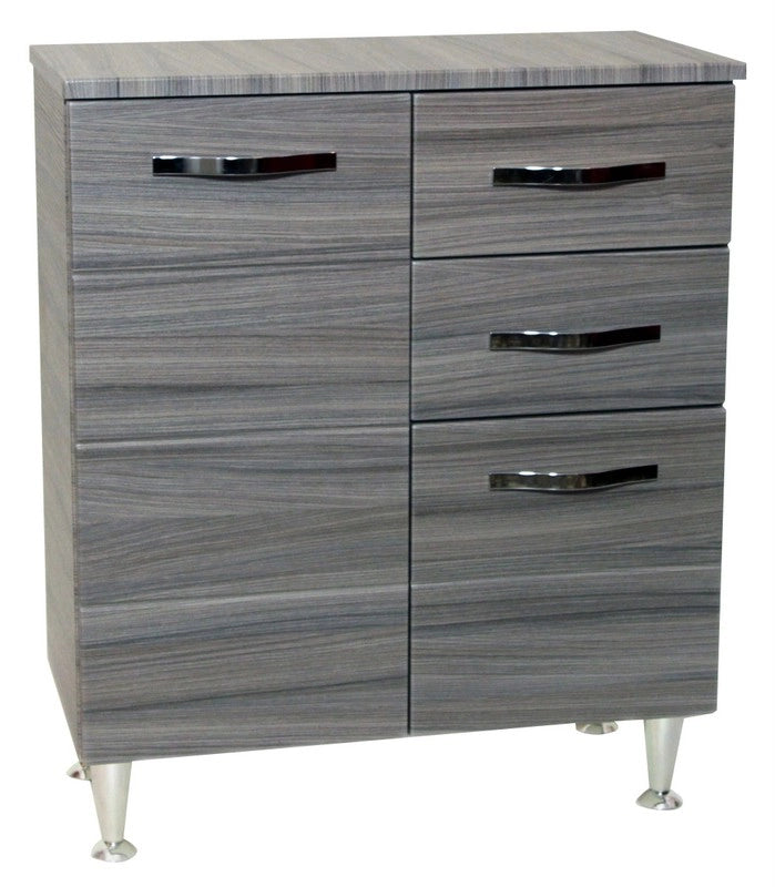 MOBILE BAGNO BASE ANTONELLA 2 ANTE 2 CASSETTI 66X33X80H  PALISSANDRO FRASSINATO