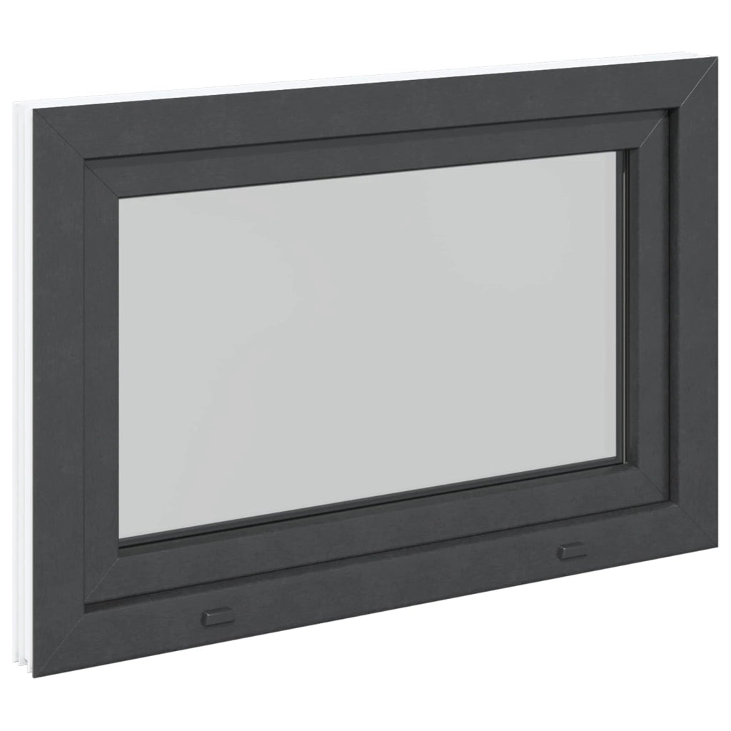 Finestra per Soffitta RISOR 80 x 70 cm PVC e Vetro Antracite CFW8574991