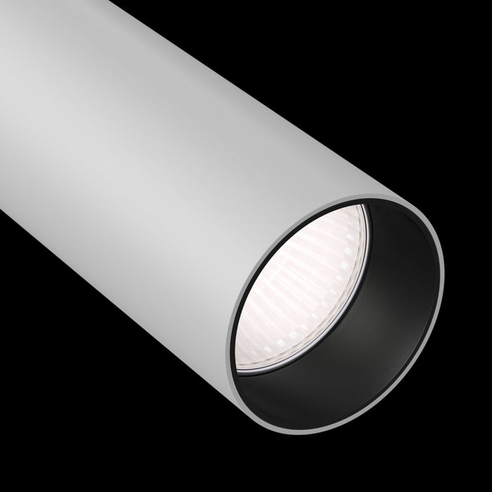 Faretto a LED per Sistema Illuminazione Binario 12W 4000K in Alluminio Focus LED  Bianco