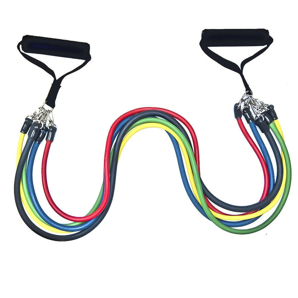 Trade Shop - Attrezzo Fitness Bande Elastiche Resistenza Della Forza Crossfit Palestra Pesi -