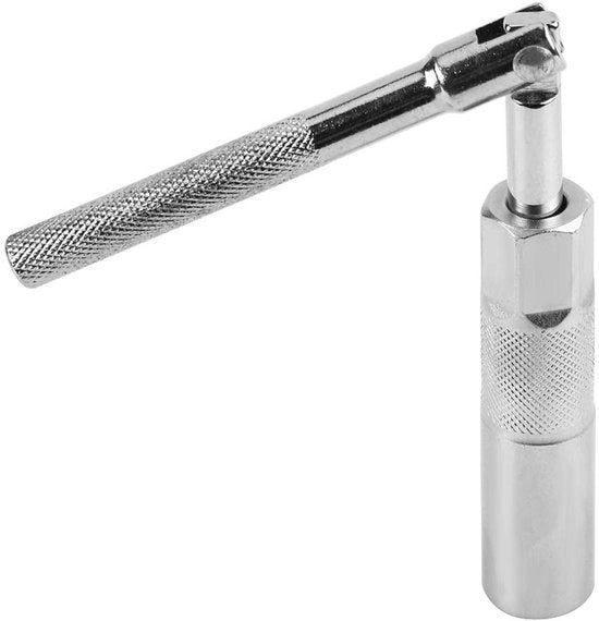 Pompa per schiuma - Chiave per schiuma posteriore - Acciaio cromovansadato - Manubrio antiscivolo - Robusto e duraturo - Lunghezza di connessione 100 mm