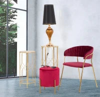 Lampada Da Tavolo Fashion Glam Cm Ø 27X81