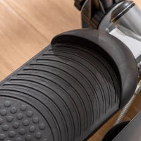 Stepper Fitness con Maniglia e Bande Elastiche, Stepper con Monitor LCD per Allenamento a Casa e Palestra, Argento