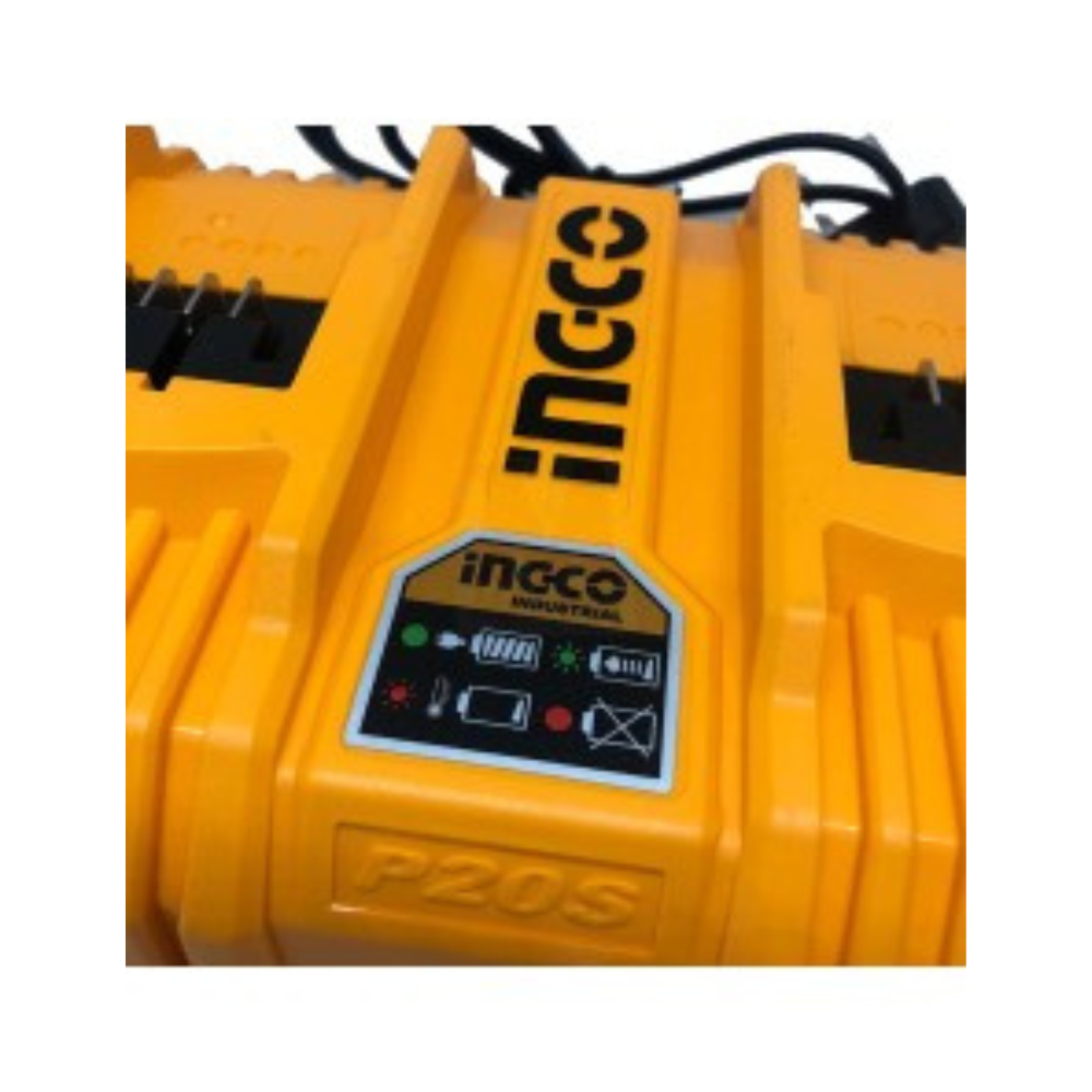 Caricabatterie portatile 4ah doppio ingresso ricarica rapida elettroutensili