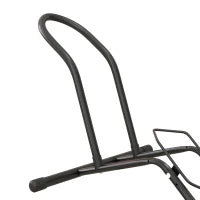 Cavalletto Portabici per Pneumatici < 8.5 cm in Acciaio, 59x41x38 cm, Nero
