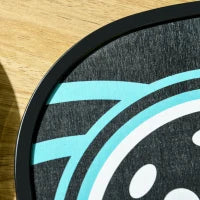 Set di 4 racchette da pickleball in legno di pioppo, con 4 palline e una borsa, Blu e nero