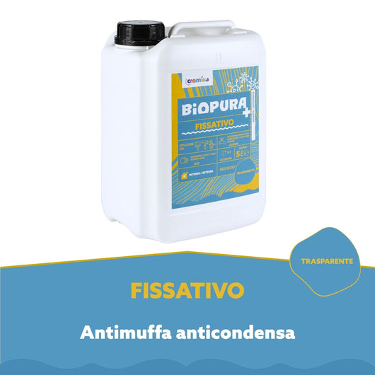 Fissativo antimuffa anticondensa alta concentrazione linea biopura cromika *** formato 5 lt, confezione 1