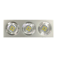 LÚZETE - 3L APPARECCHIO DA INCASSO NICOLE ALLUMINIO GU10