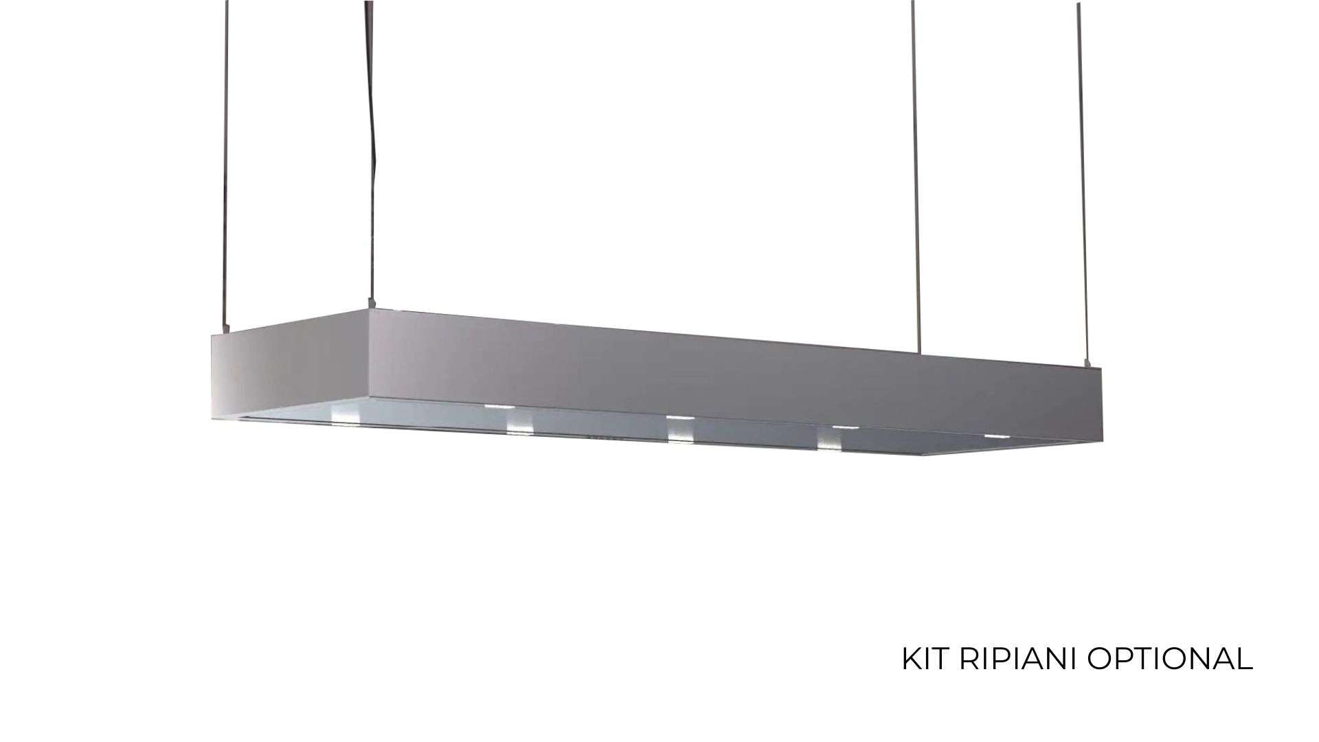 CAPPA MENSOLA ISOLA cm 116X54 - Inox - 900 m3/h