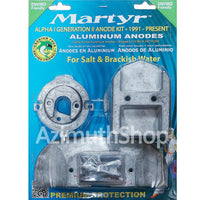 Kit anodi martyr seaguard motore mercury in alluminio motore alphai generation i 1983 - 1990