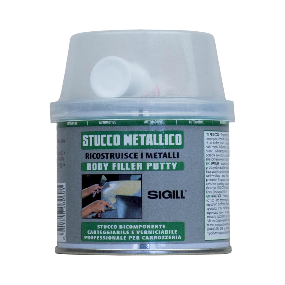Stucco metallico resistente per riparazioni e ricostruzioni 125 ml
