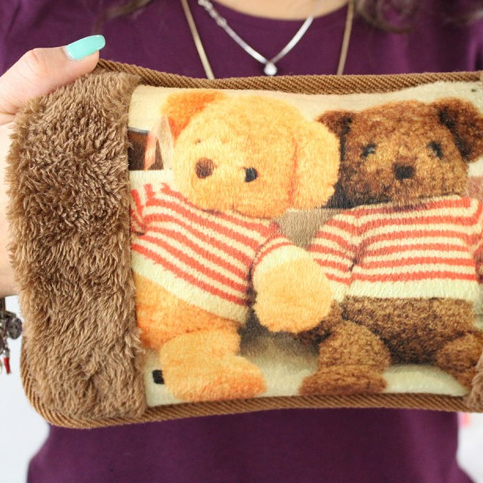 Scalda mani calor borsa d'acqua calda elettrica ricarica in 8/10 minuti