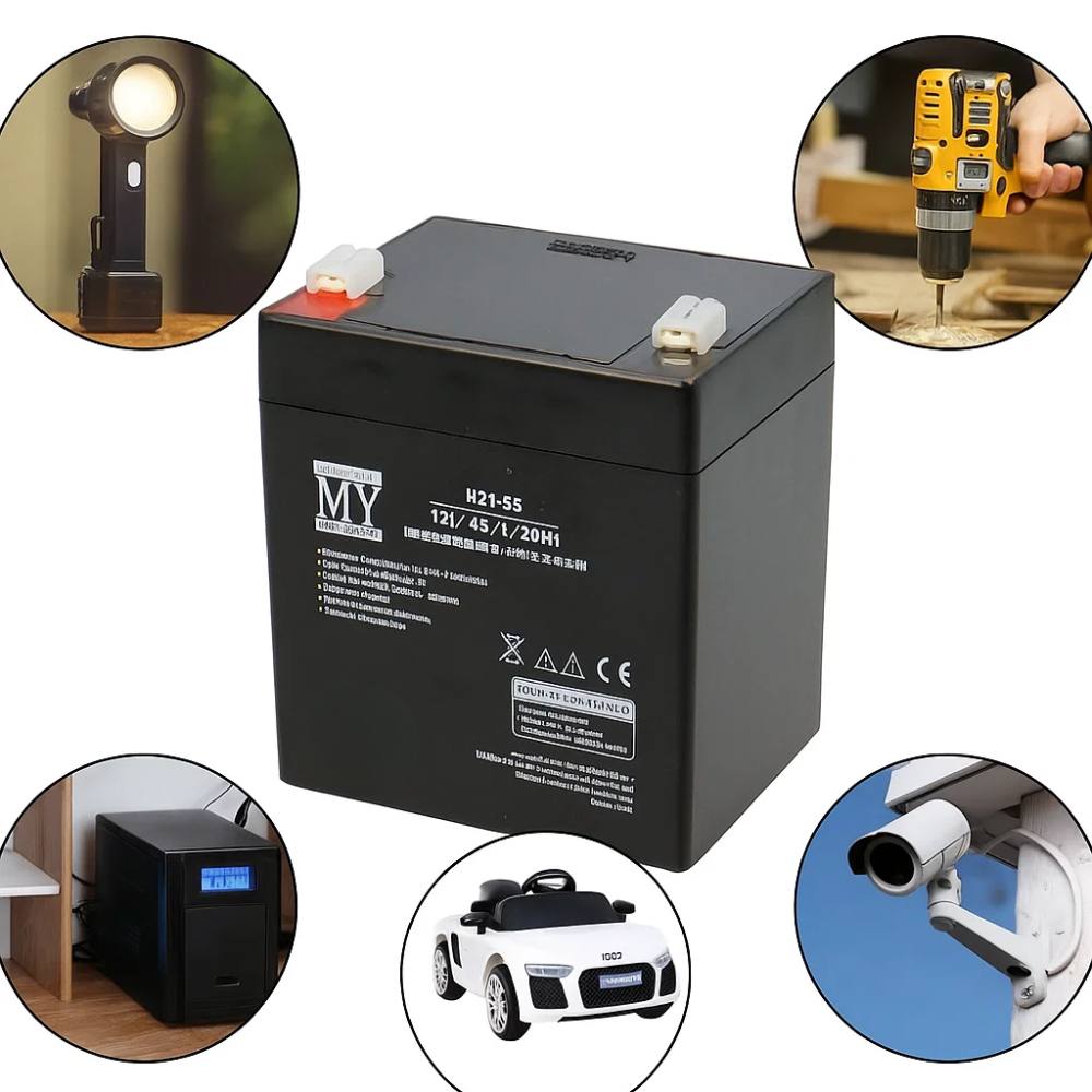 Batteria piombo 12v 4.5ah matsuyama hz155 sigillata compatta