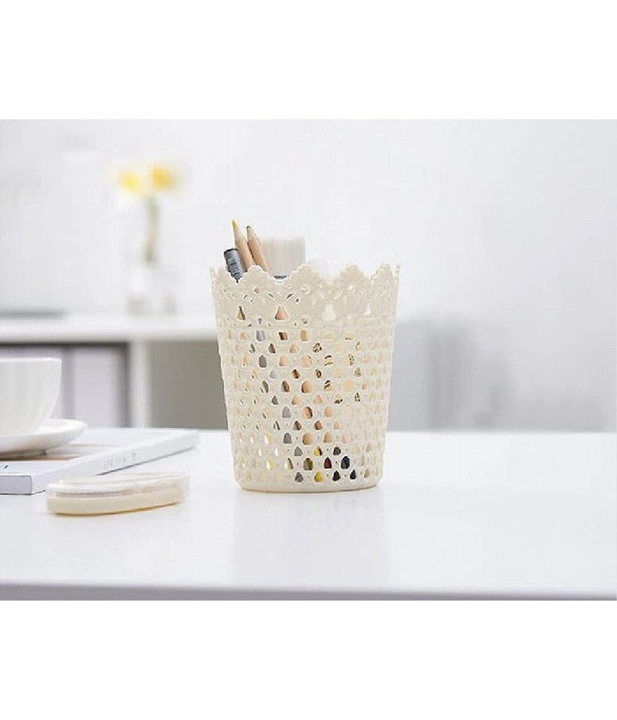 3pz Cestino Portaoggetti Organizzatore Casa Cesto In Plastica à¸10.3x12.5cm 79476         