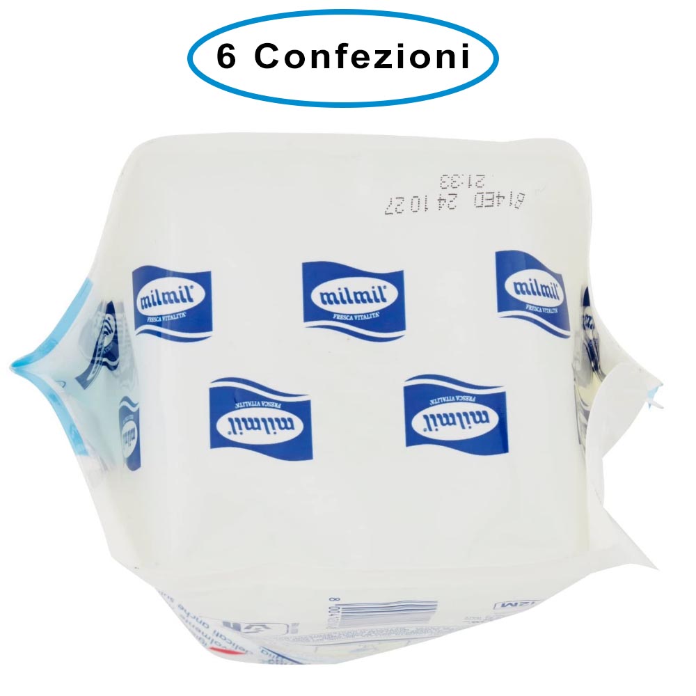 Mil mil sapone liquido morbidezza naturale ricarica maxi risparmio 6 confezioni da 2000 ml