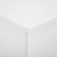 Panca Contenitore Multiuso in Legno Truciolare con Coperchio Apribile, per Camera e Ingresso, 100x40x40cm, Bianco