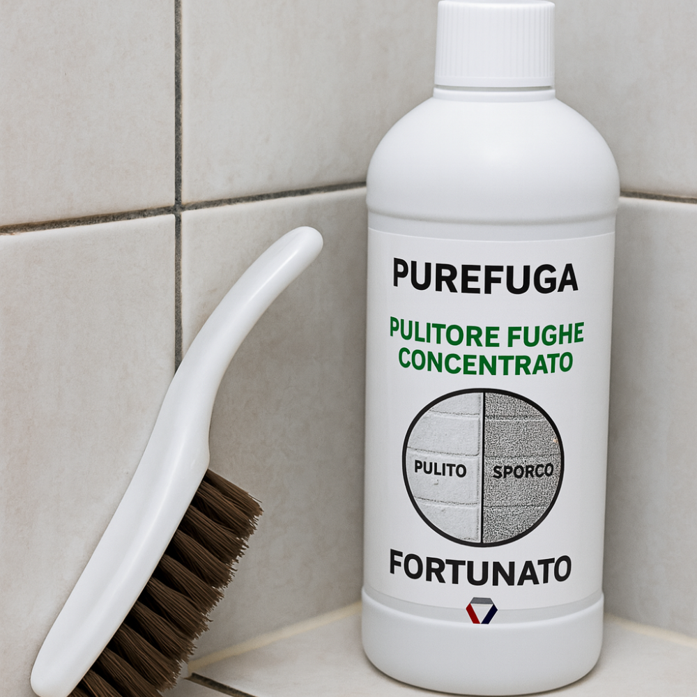Purefuga detergente concentrato per fughe e pavimenti flacone 1 litro
