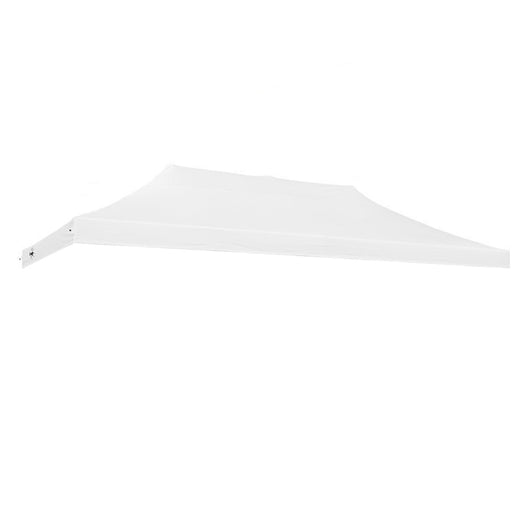 Telo di copertura superiore per gazebo 3x6 mt. Copertura di ricambio in trama Oxford rivestita in PVC. Impermeabile e resistente ai raggi UV. Colore bianco