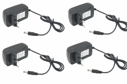 4 Alimentatori alimentatore stabilizzato trasformatore 220V telecamere 12V 2A 4P
