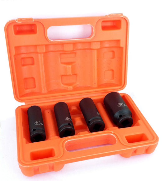 4 BUSSOLE ESAGONALI BOCCOLE RINFORZATE PER AVVITATORE PNEUMATICO 1/2" 17 A 27mm