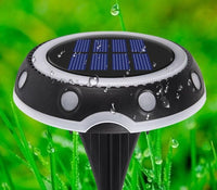 4 FARETTO LAMPADA LED RGB SOLARE DA ESTERNO GIARDINO PICCHETTO SEGNAPASSI TA-125