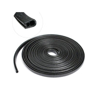 4 Metri Paraportiere Profilo in Gomma per Portiere Auto Paracolpi Rinforzati in Metallo Riutilizzabile