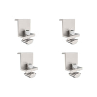 4 Morsetti Terminali in Alluminio per Fissaggio Pannelli Fotovoltaici SKU 11388