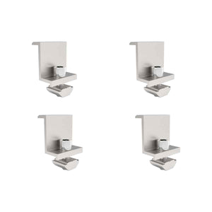 4 Morsetti Terminali in Alluminio per Fissaggio Pannelli Fotovoltaici SKU 11388