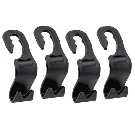 4 PZ Gancio per Poggiatesta Sedile Anteriore e Posteriore Auto Appendiabiti Porta Borsa Sacco Fino a 10KG