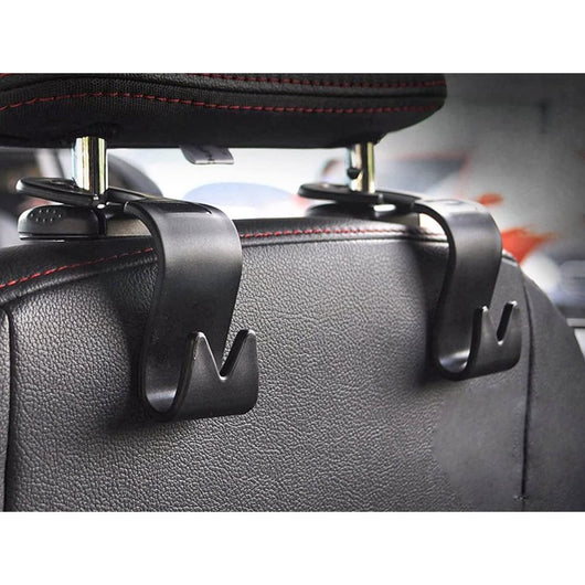 4 PZ Gancio per Poggiatesta Sedile Anteriore e Posteriore Auto Appendiabiti Porta Borsa Sacco Fino a 10KG